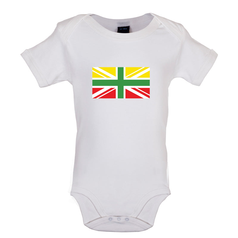 Lithuanian Union Jack Baby T Shirt