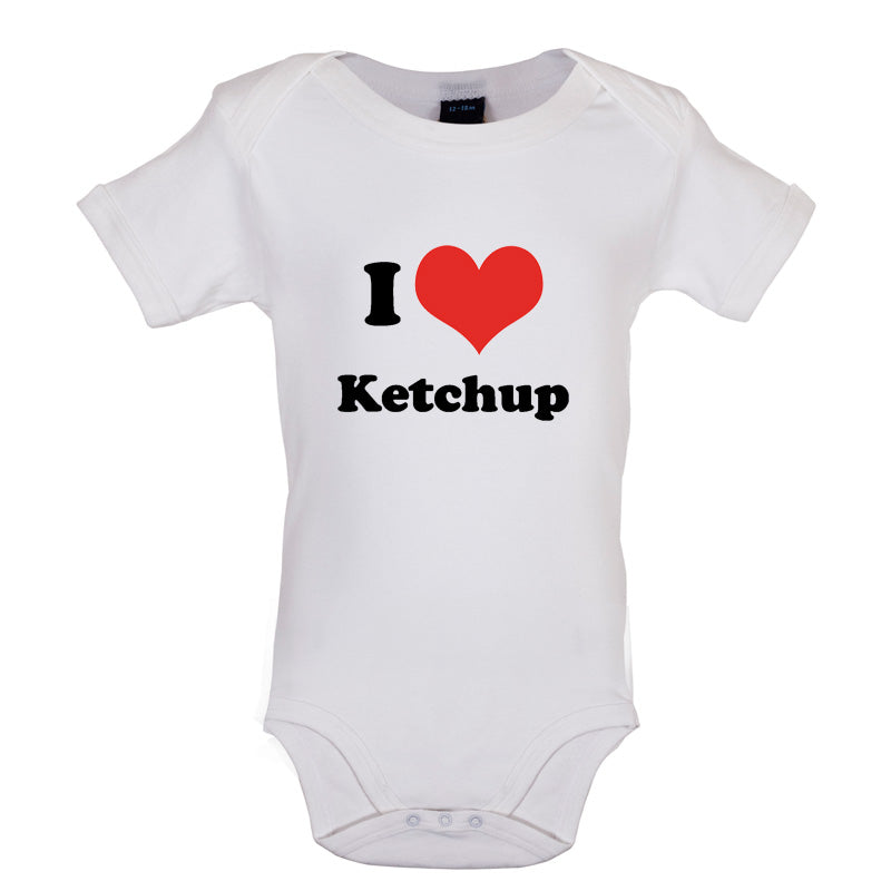 I Love Ketchup Baby T Shirt
