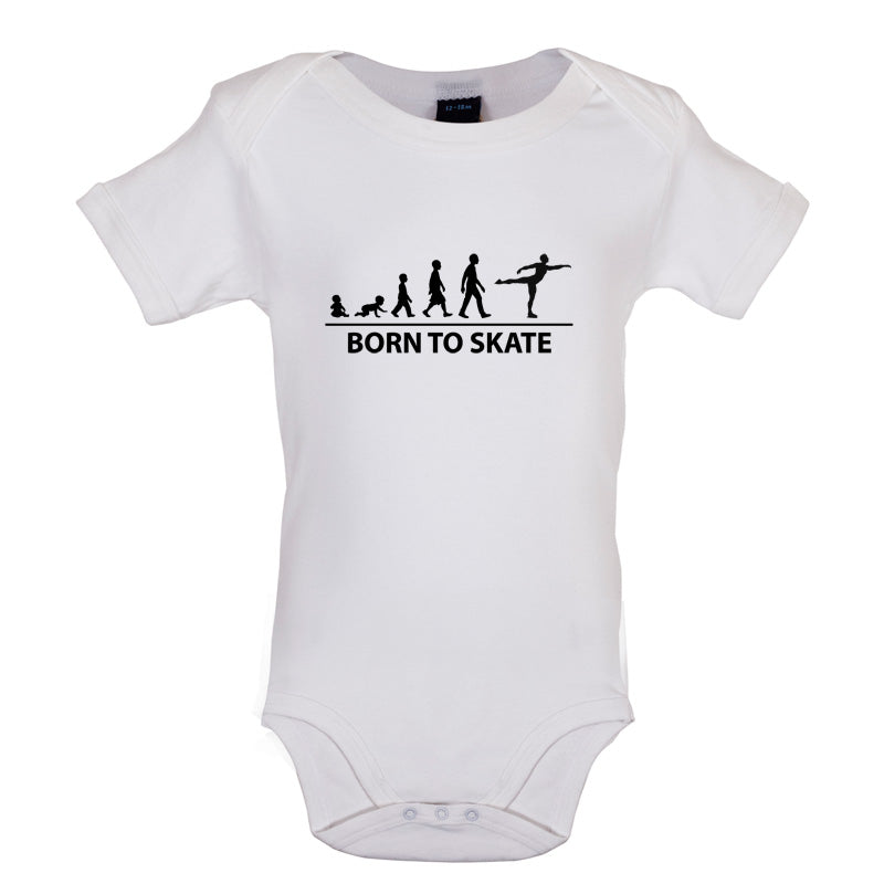 Born to Ice Skate Baby T Shirt