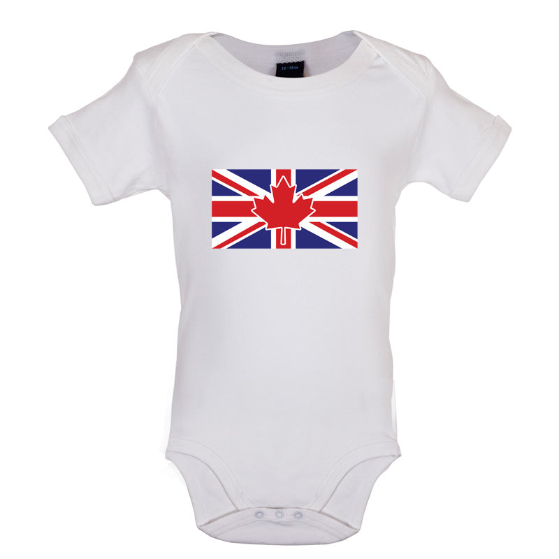 Canadian Union Jack Flag Baby T Shirt