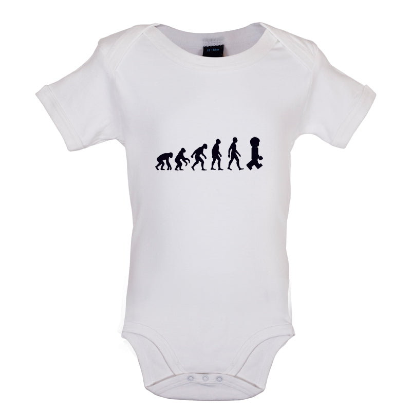 Evolution Of Man Master Builder Baby T Shirt