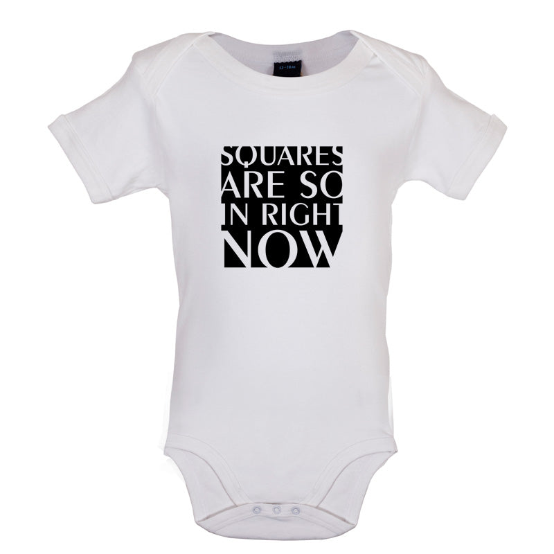 Squares Are So In Right Now Baby T Shirt