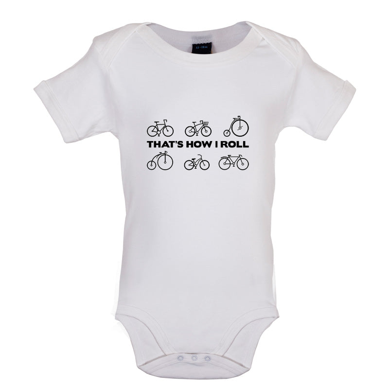 That's How I Roll Cycling Baby T Shirt