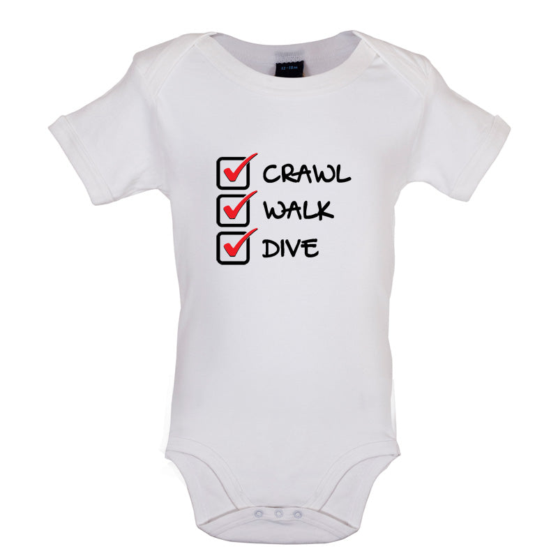 Crawl Walk Golf Baby T Shirt
