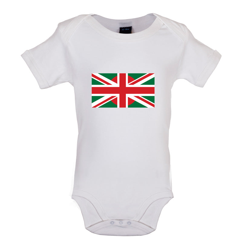 Bangladesh Union Jack Flag Baby T Shirt