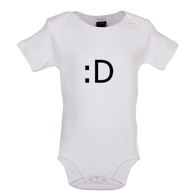 Grin Smiley Baby T Shirt