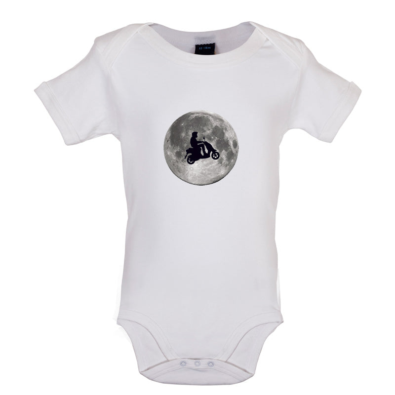 Moped Moon Baby T Shirt