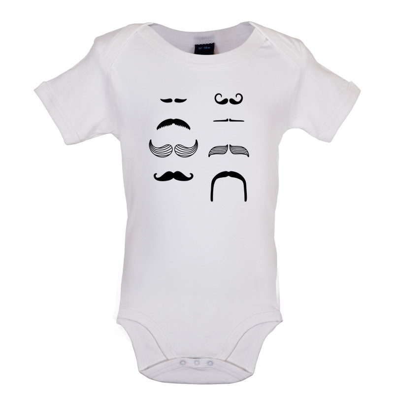 Moustache Baby T Shirt