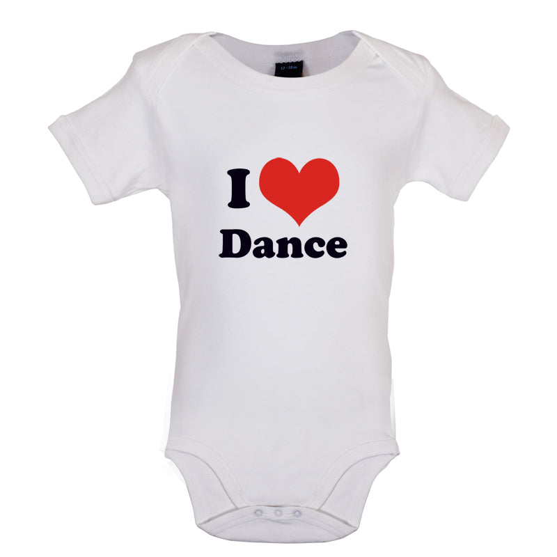 I Love Dance Baby T Shirt