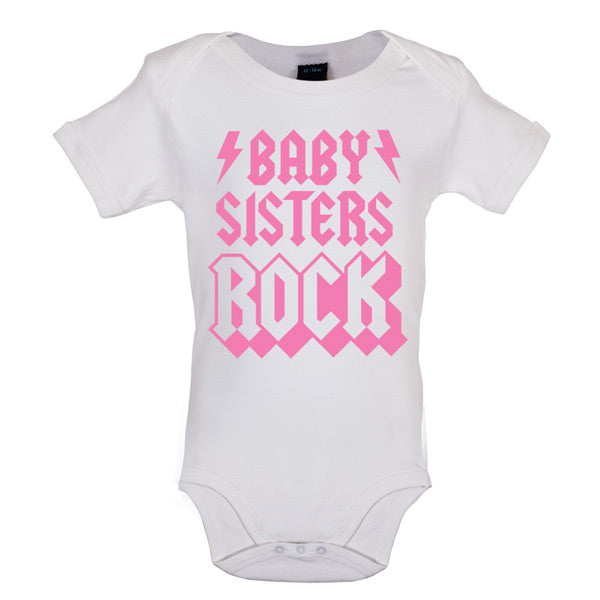 Baby Sisters Rock Baby T Shirt
