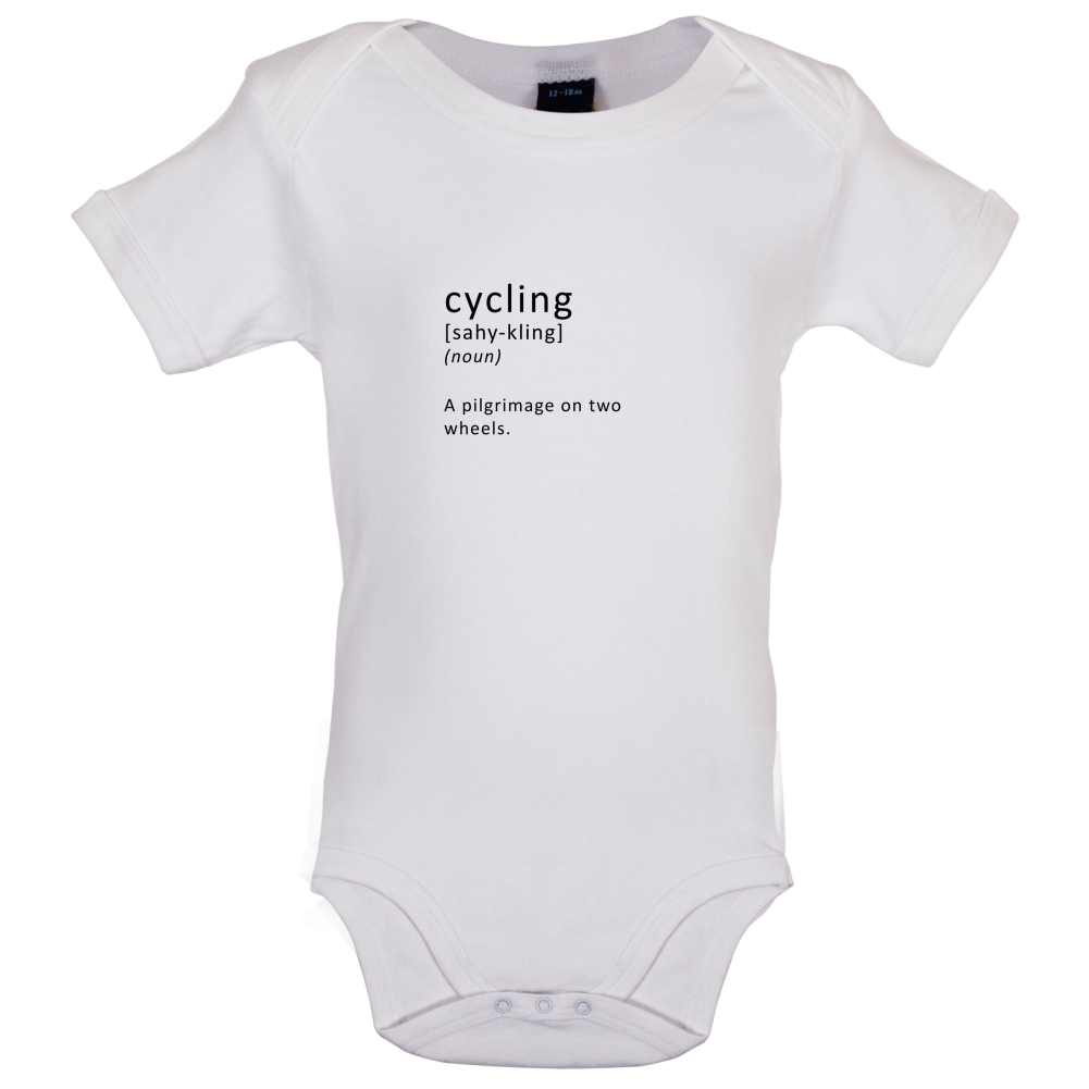 Funny Definition Cycling Baby T Shirt