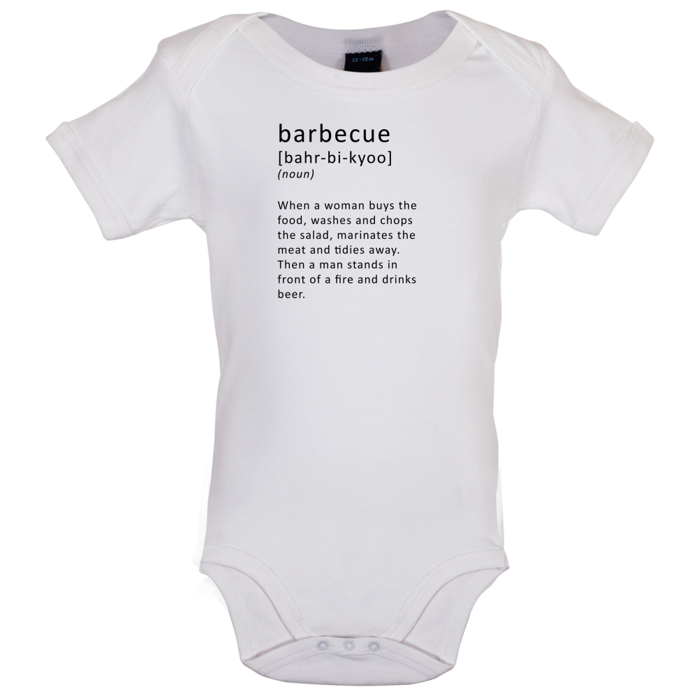 Funny Definition Barbecue Baby T Shirt