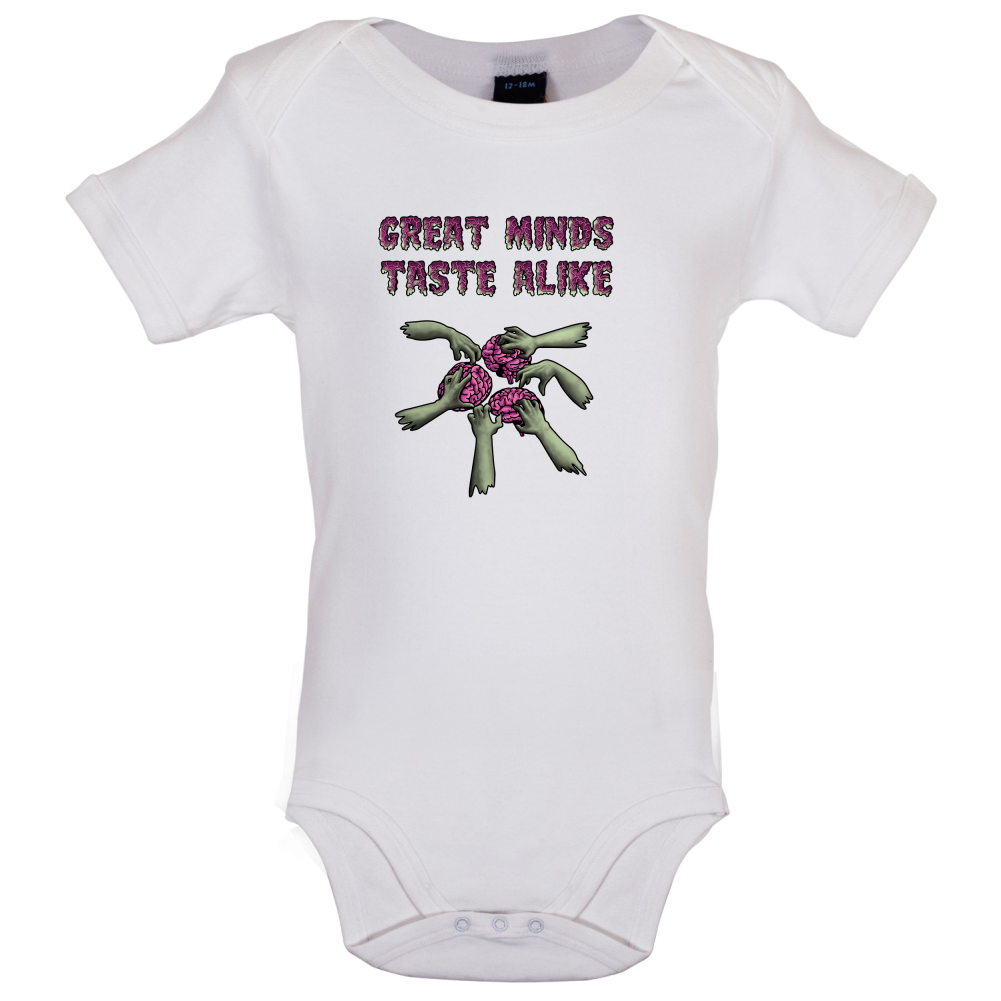 Great Minds Taste Alike Baby T Shirt