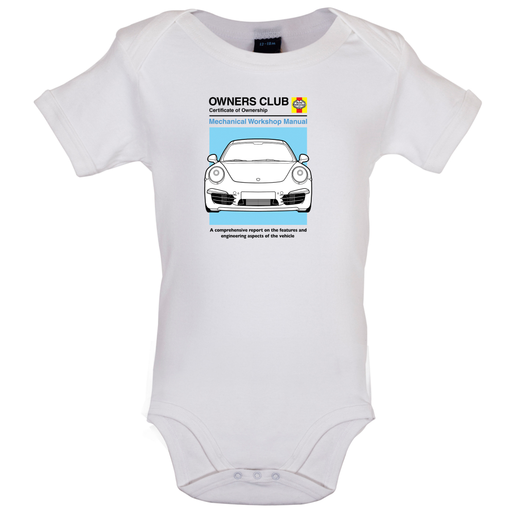 Car Owners Manual 911 Baby T Shirt