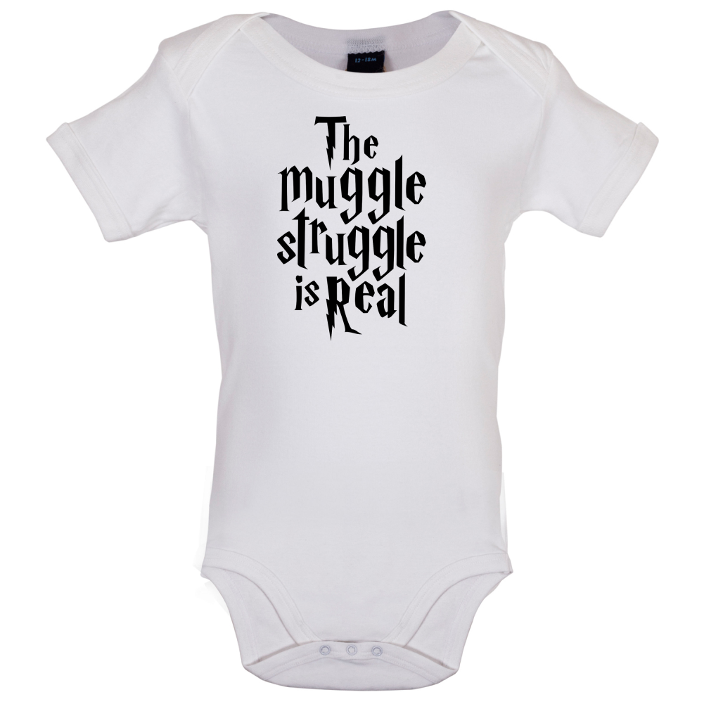 The Muggle Struggle Baby T Shirt