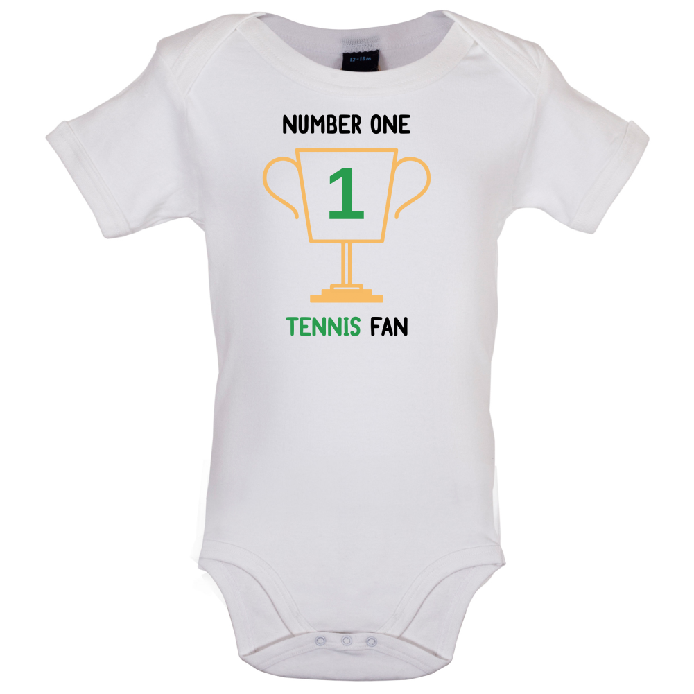 Number 1 Tennis Fan Baby T Shirt
