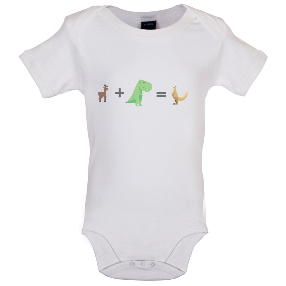 T-Rex, Deer, Kangaroo Baby T Shirt