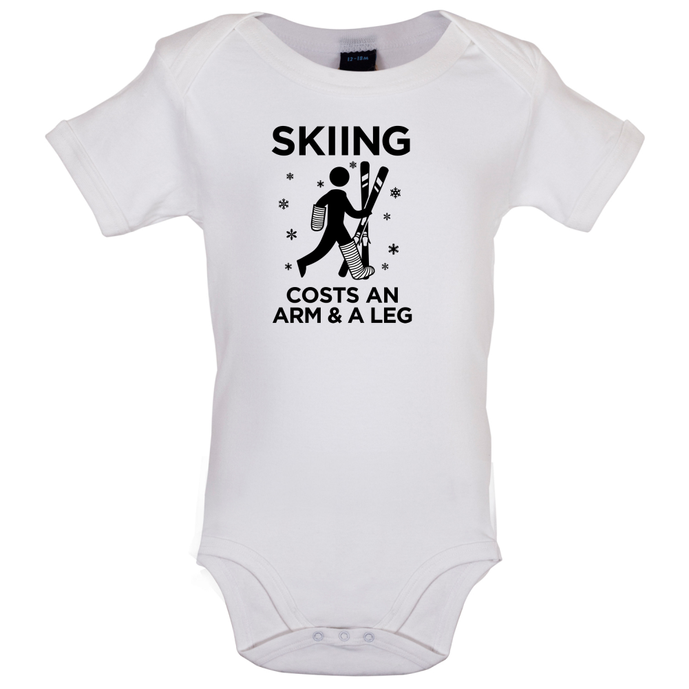 Skiing Costs Arm & A Leg Baby T Shirt