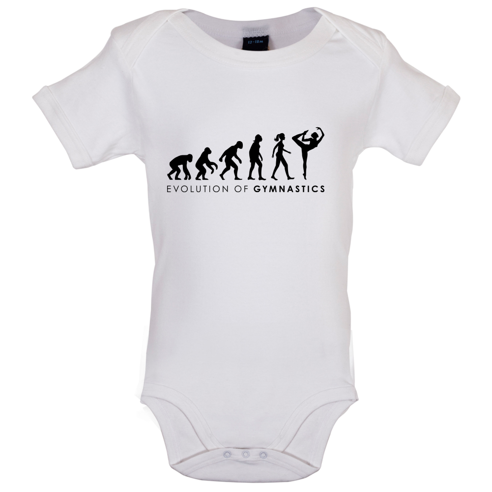 Evolution Of Woman Gymnastics Baby T Shirt