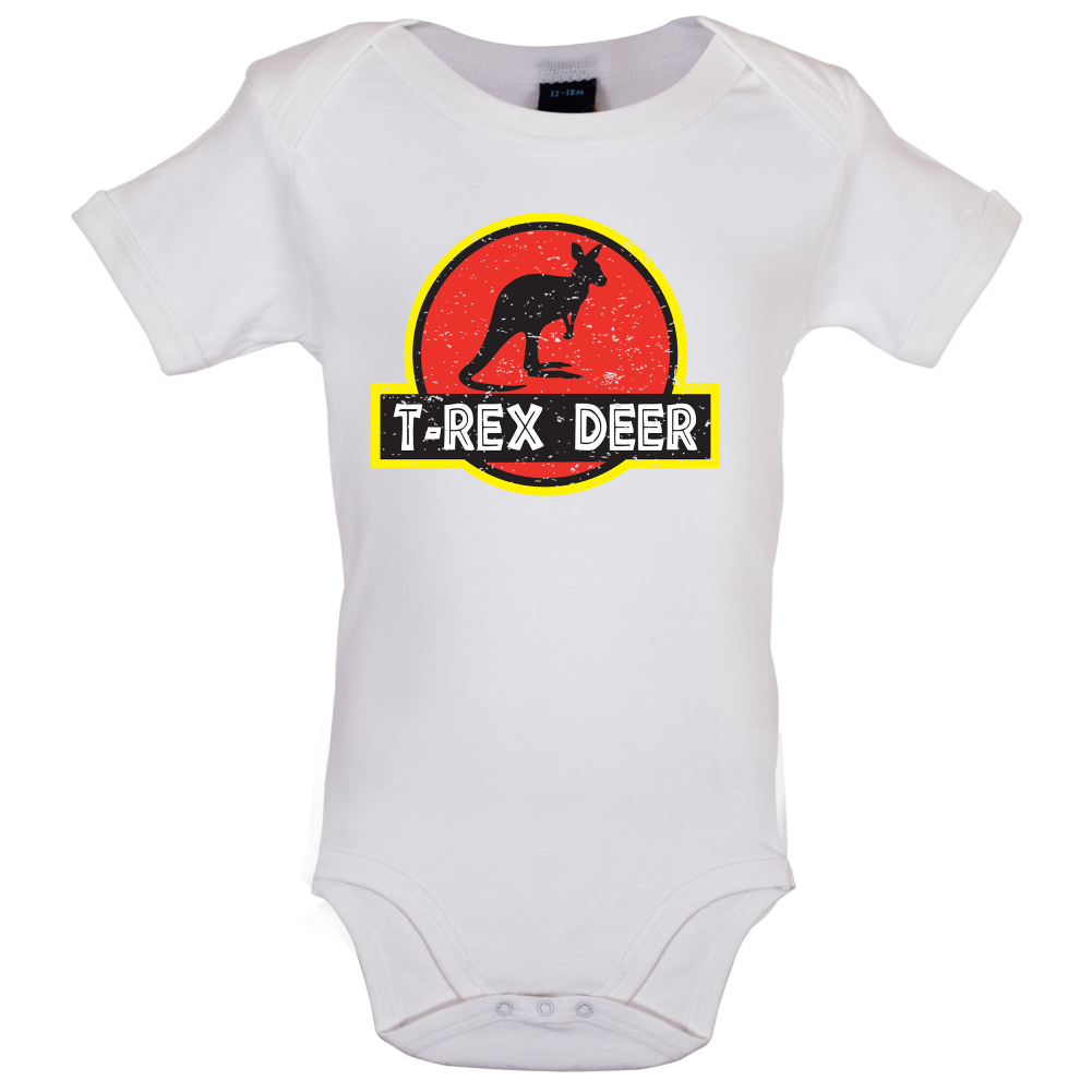T-Rex Deer Baby T Shirt