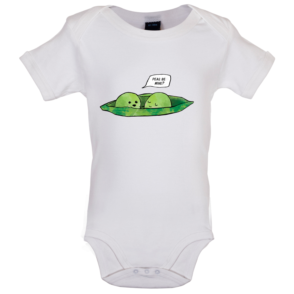 Peas Be Mine Baby T Shirt