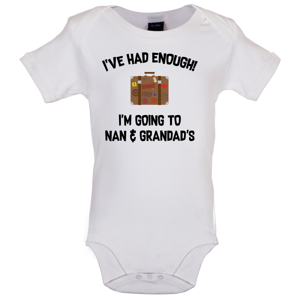 I'm Going To Nan And Grandad's Baby T Shirt