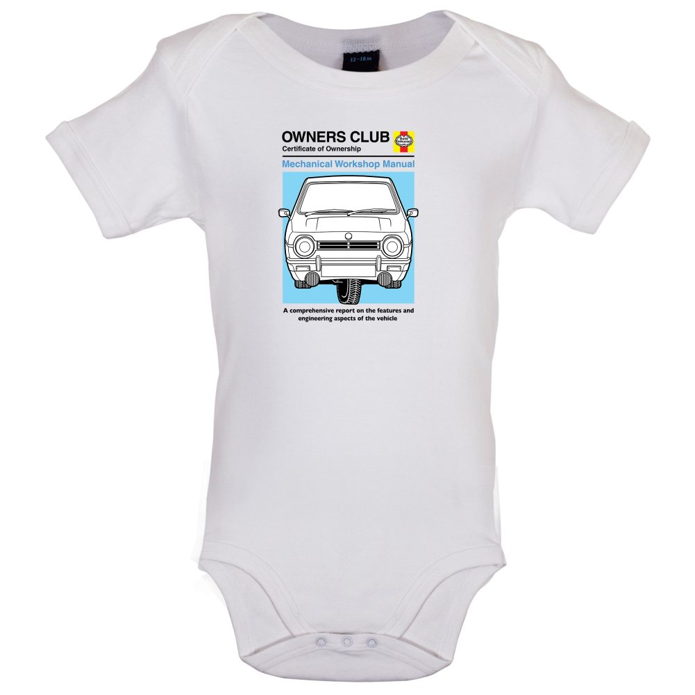 Car Owners Manual Reliant Robin Baby T Shirt