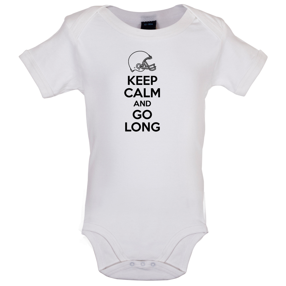Keep Calm And Go Long Baby T Shirt