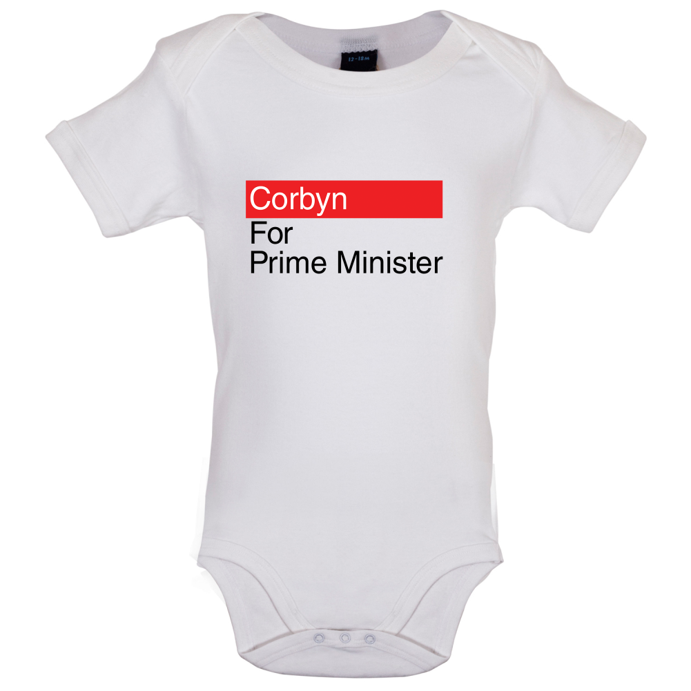 Corbyn For Prime Minister Baby T Shirt