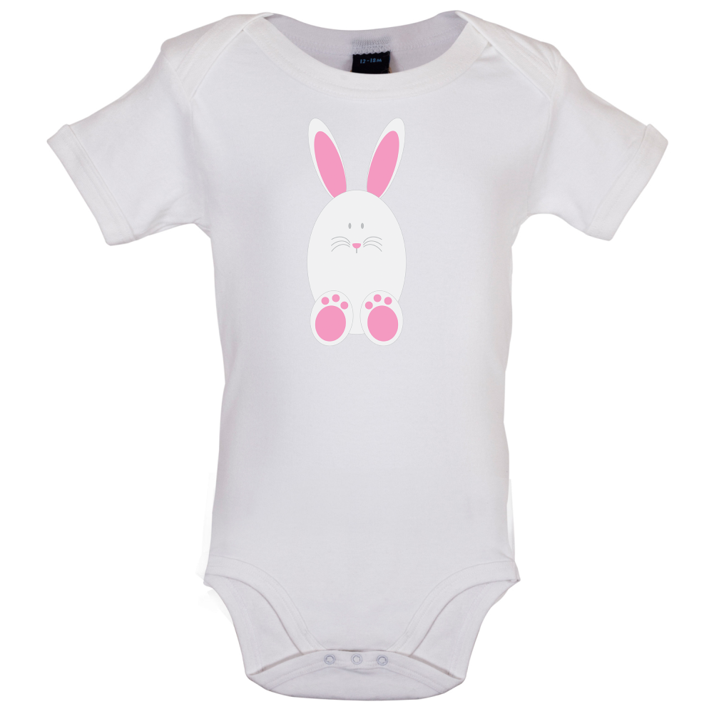 White Easter Bunny Baby T Shirt
