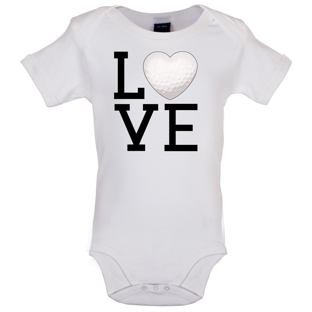 I Love Golf Baby T Shirt