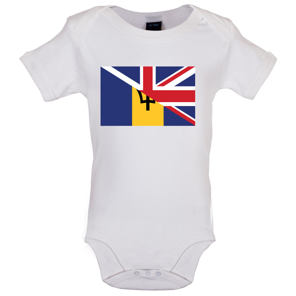 Half Barbados Half UK Baby T Shirt