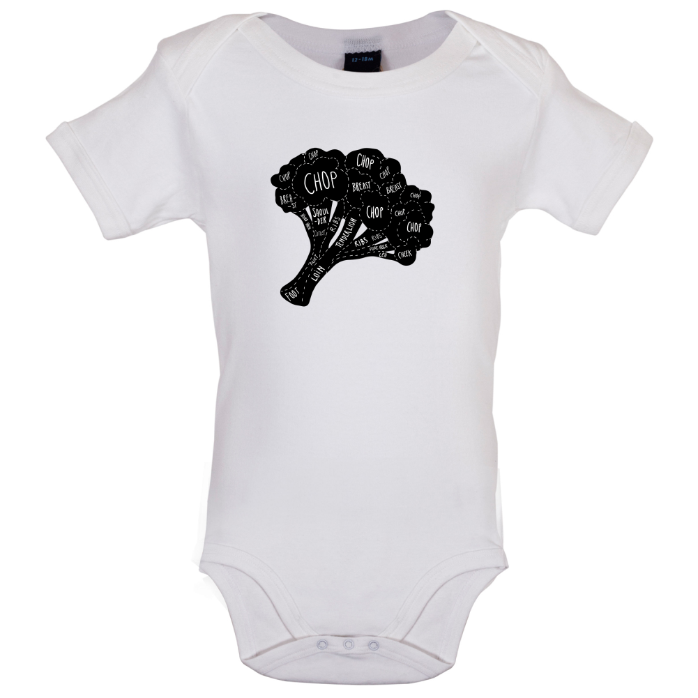 Butcher Broccoli Diagram Baby T Shirt