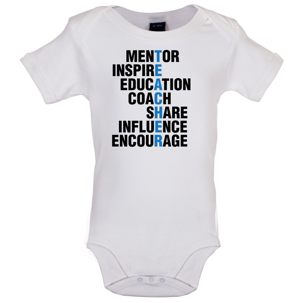 Teacher Quote Baby T Shirt