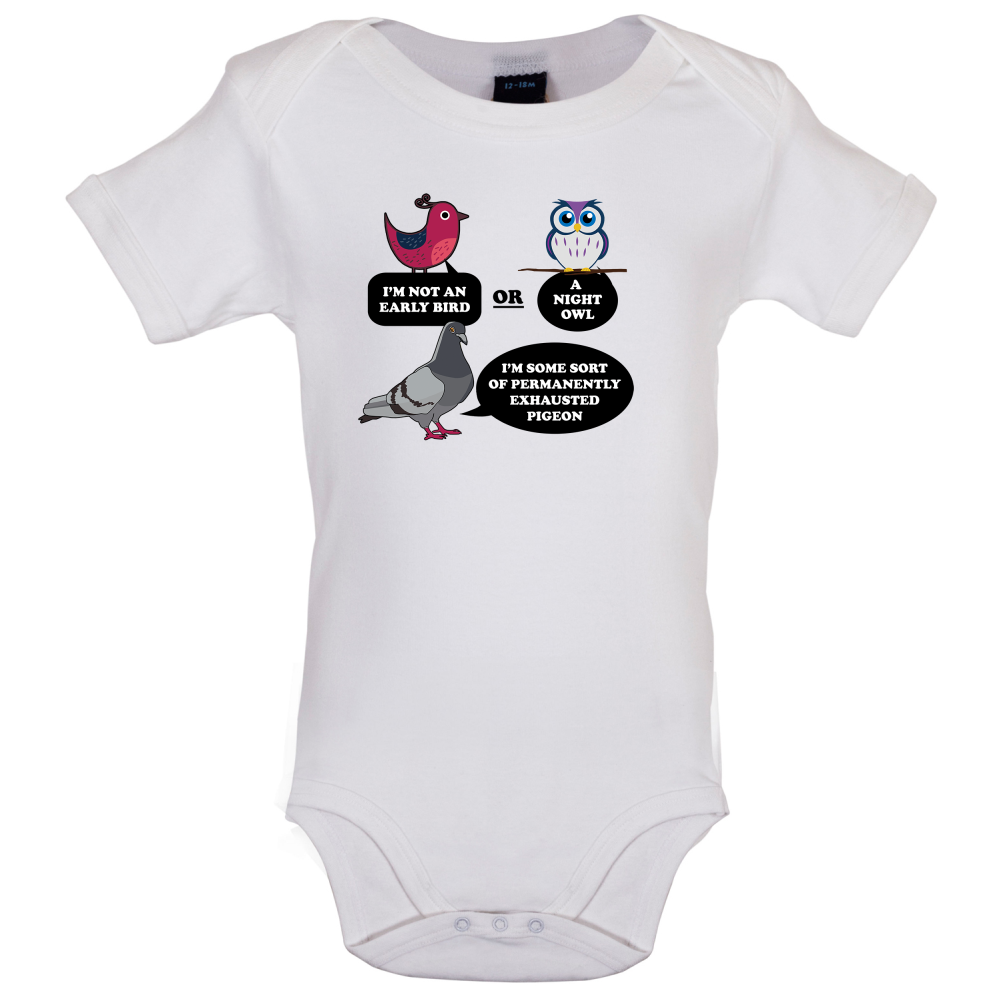 Not An Early Bird Baby T Shirt