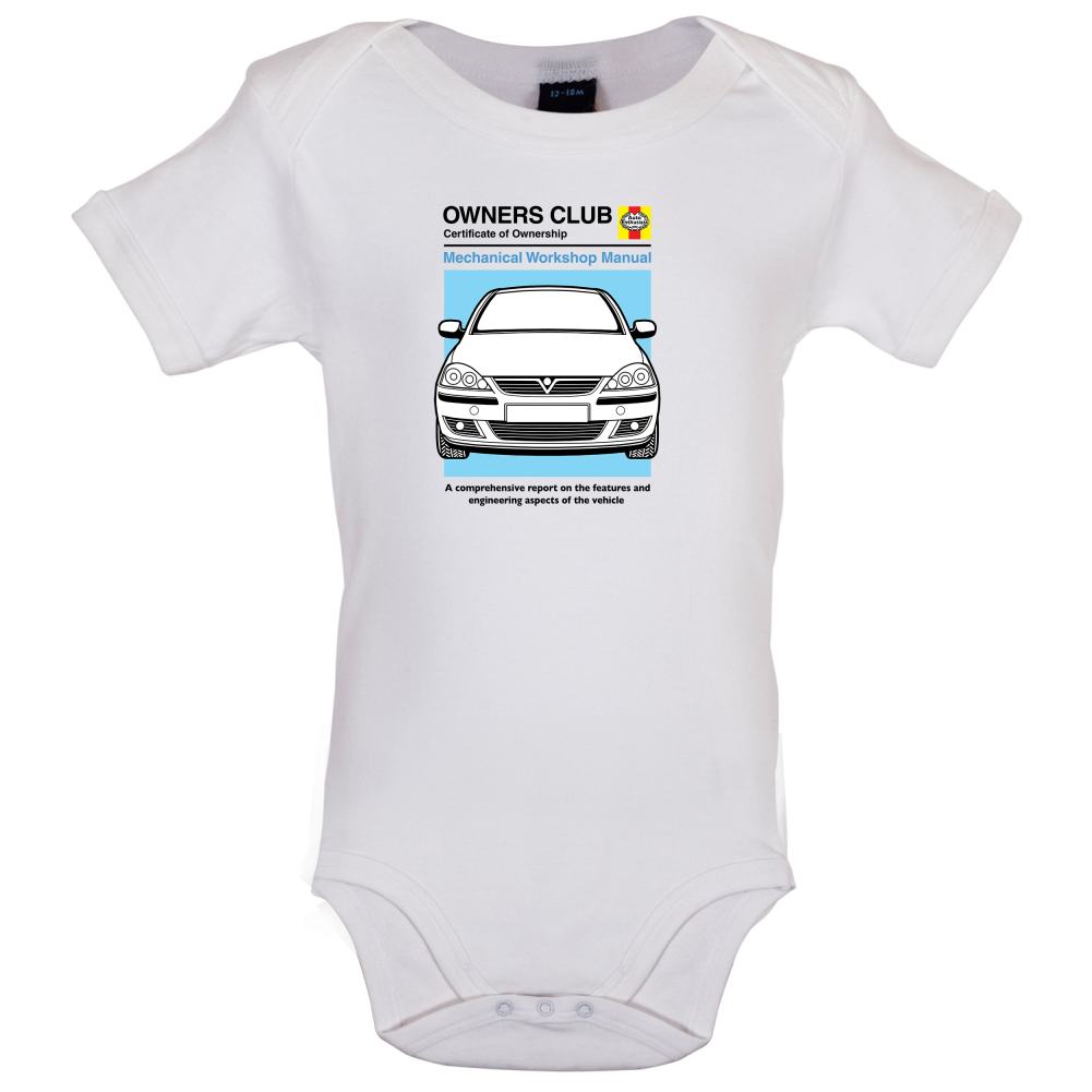 Car Owners Manual Corsa Baby T Shirt