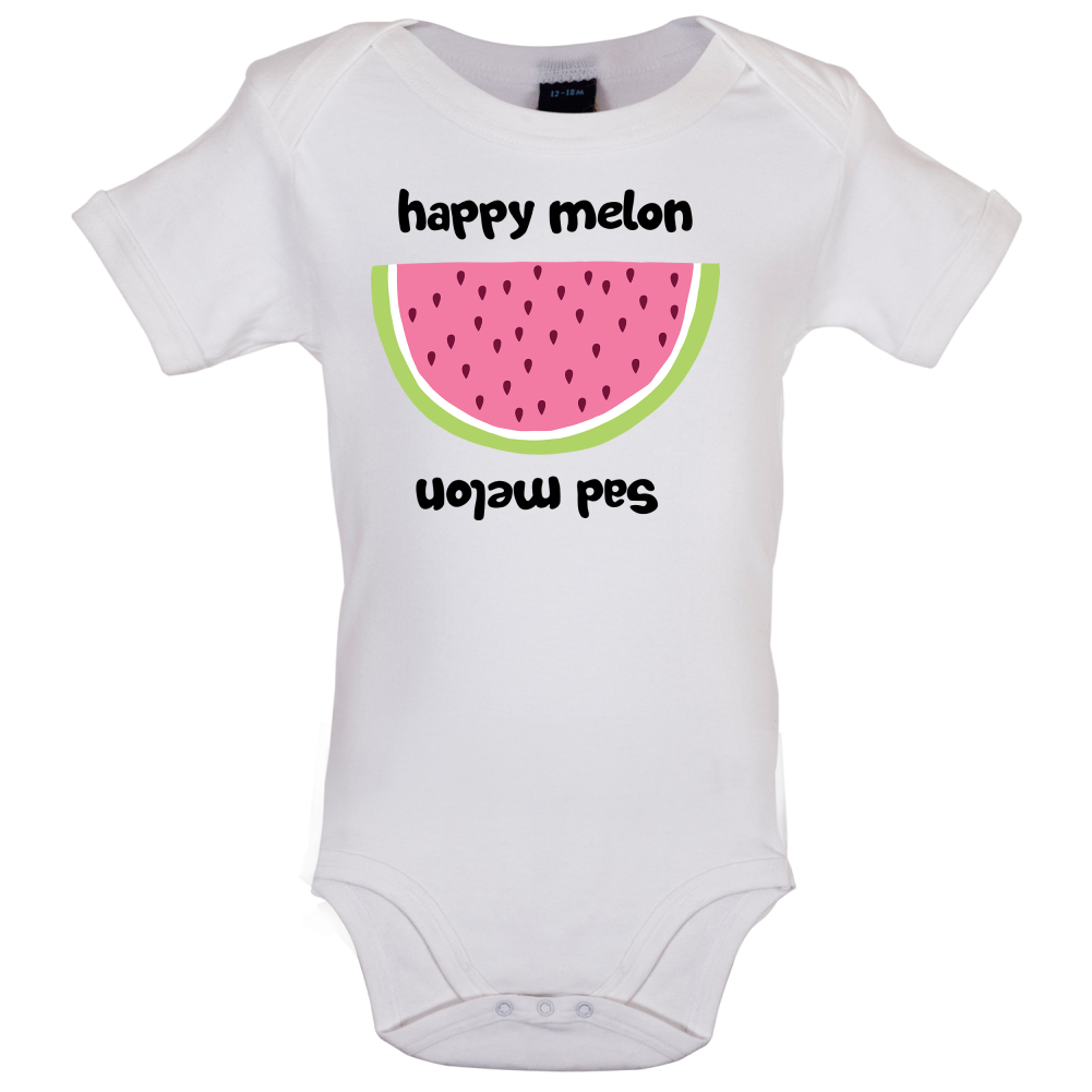 Happy Melon Sad Melon Baby T Shirt