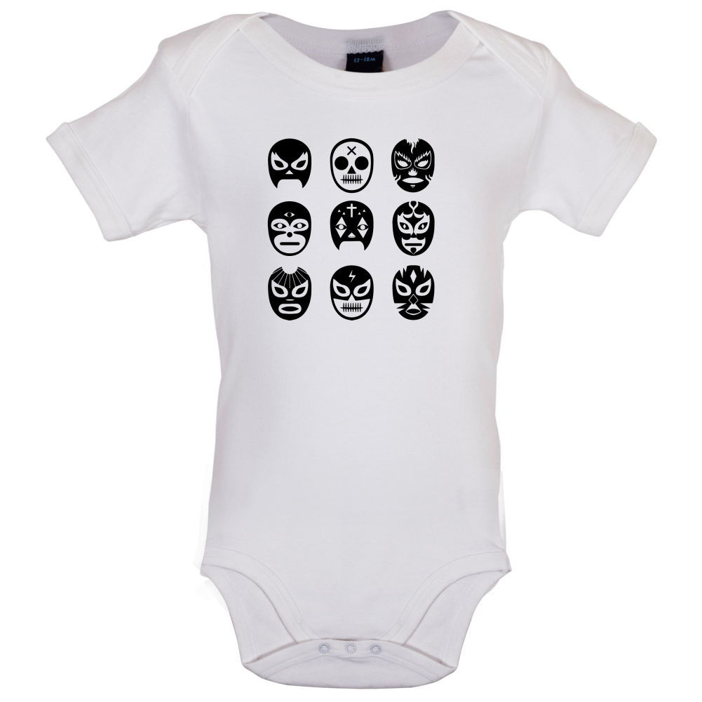 Lucha Masks Baby T Shirt