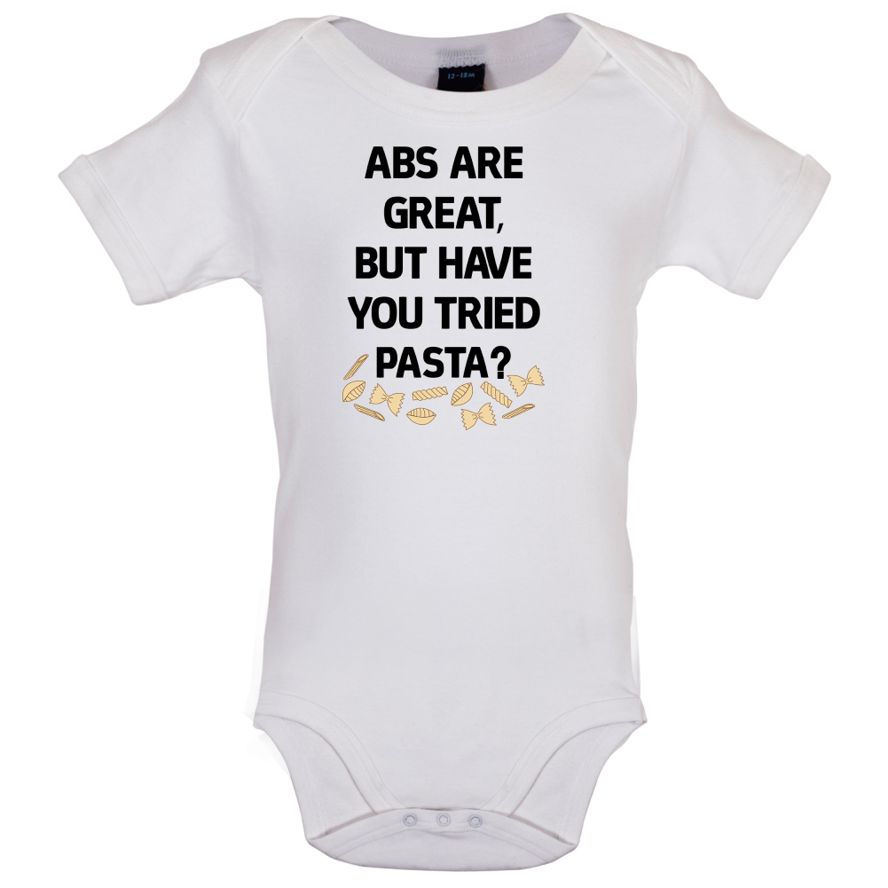 Abs Are Great, Pasta Baby T Shirt