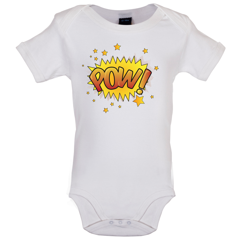 Pow! Word Art Baby T Shirt