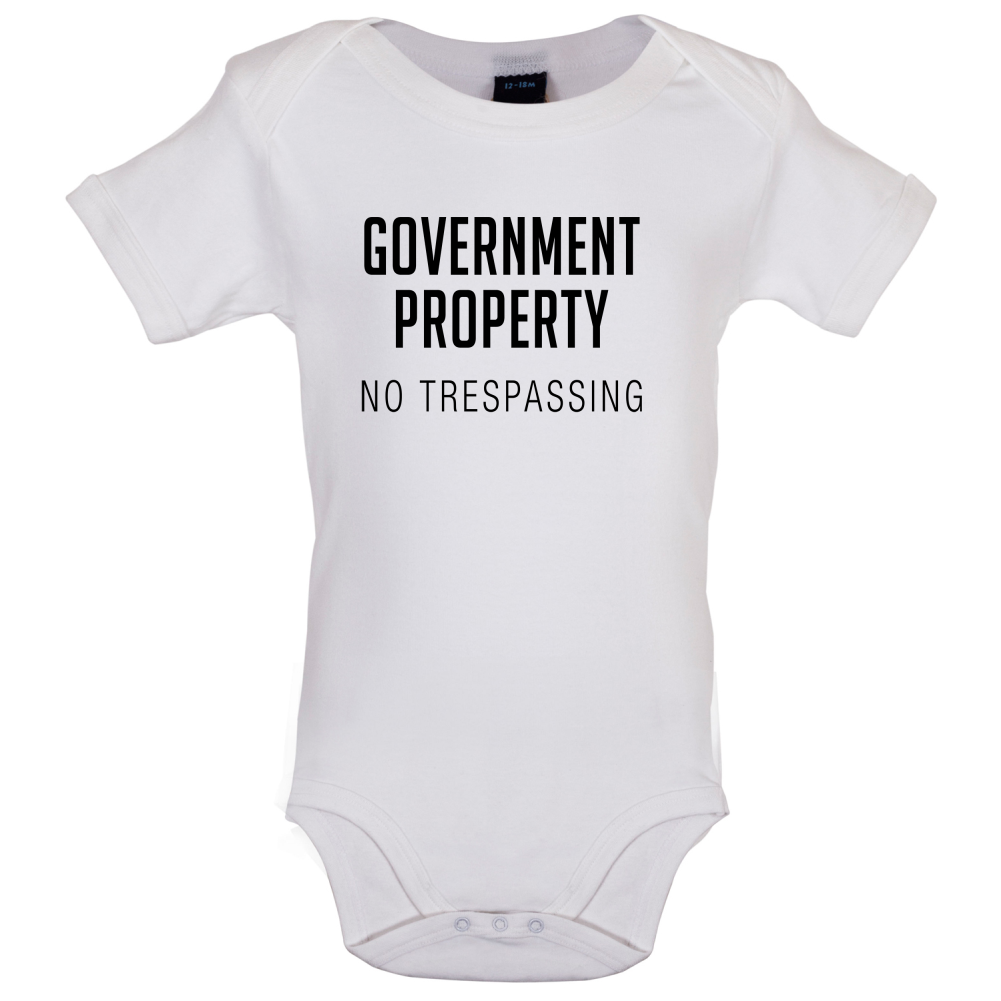 No Trespassing Baby T Shirt