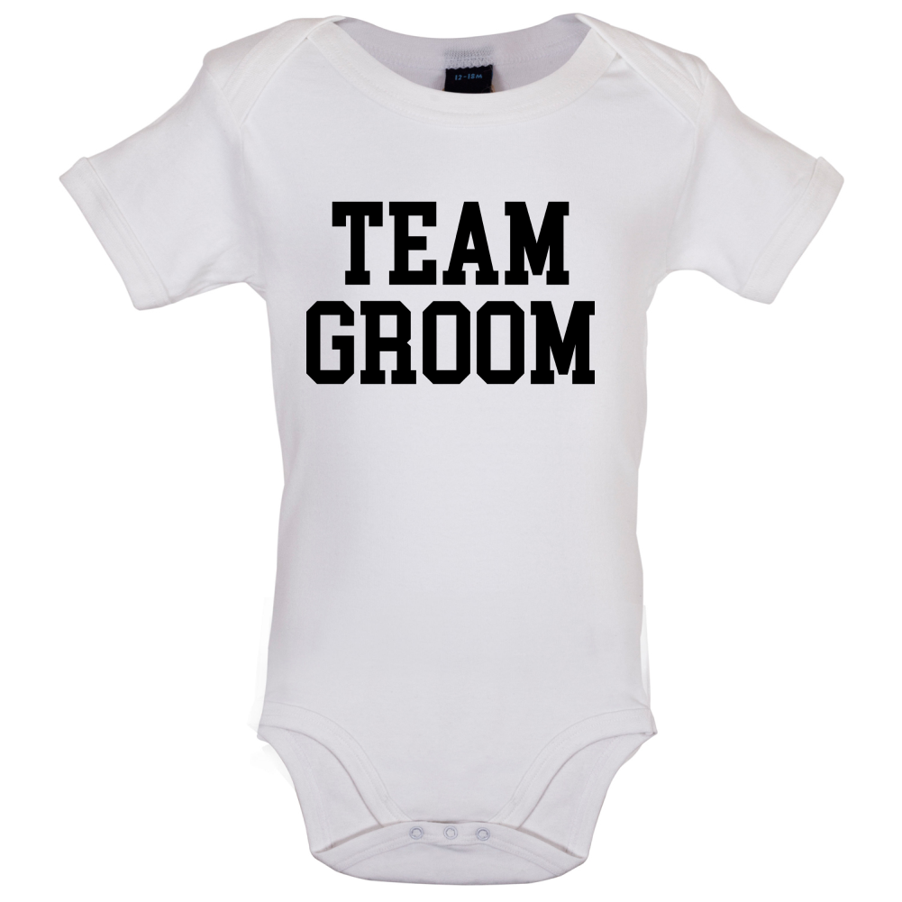 Team Groom Baby T Shirt