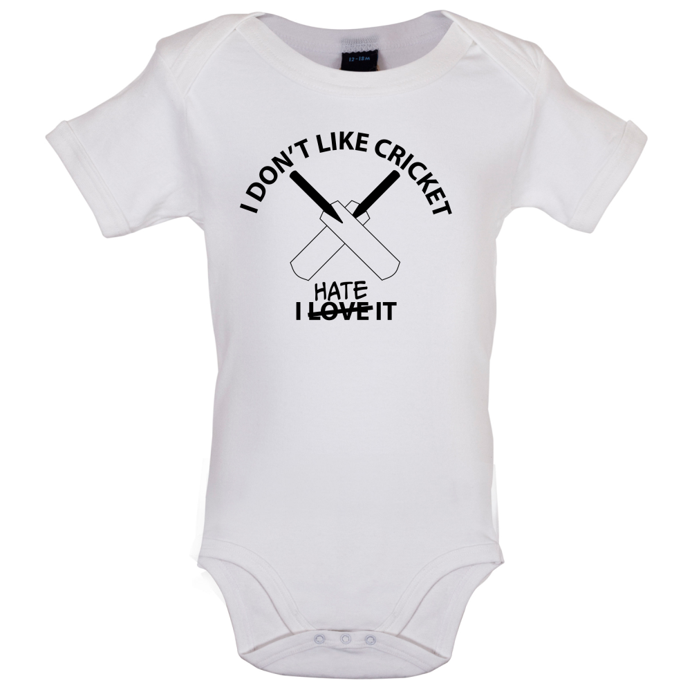 Don't Like Cricket Hate It Baby T Shirt