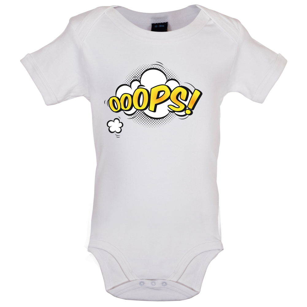 Oops! Word Art Baby T Shirt