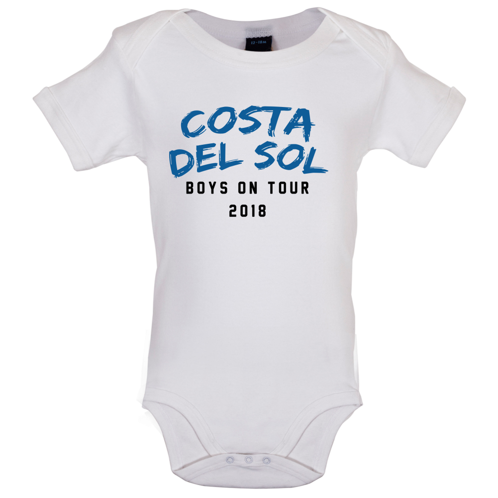 Boys On Tour Costa Del Sol Baby T Shirt