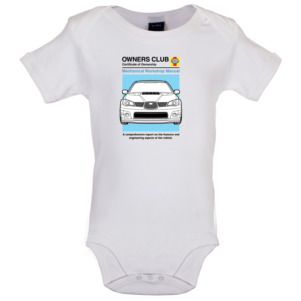 Car Owners Manual Impreza Baby T Shirt