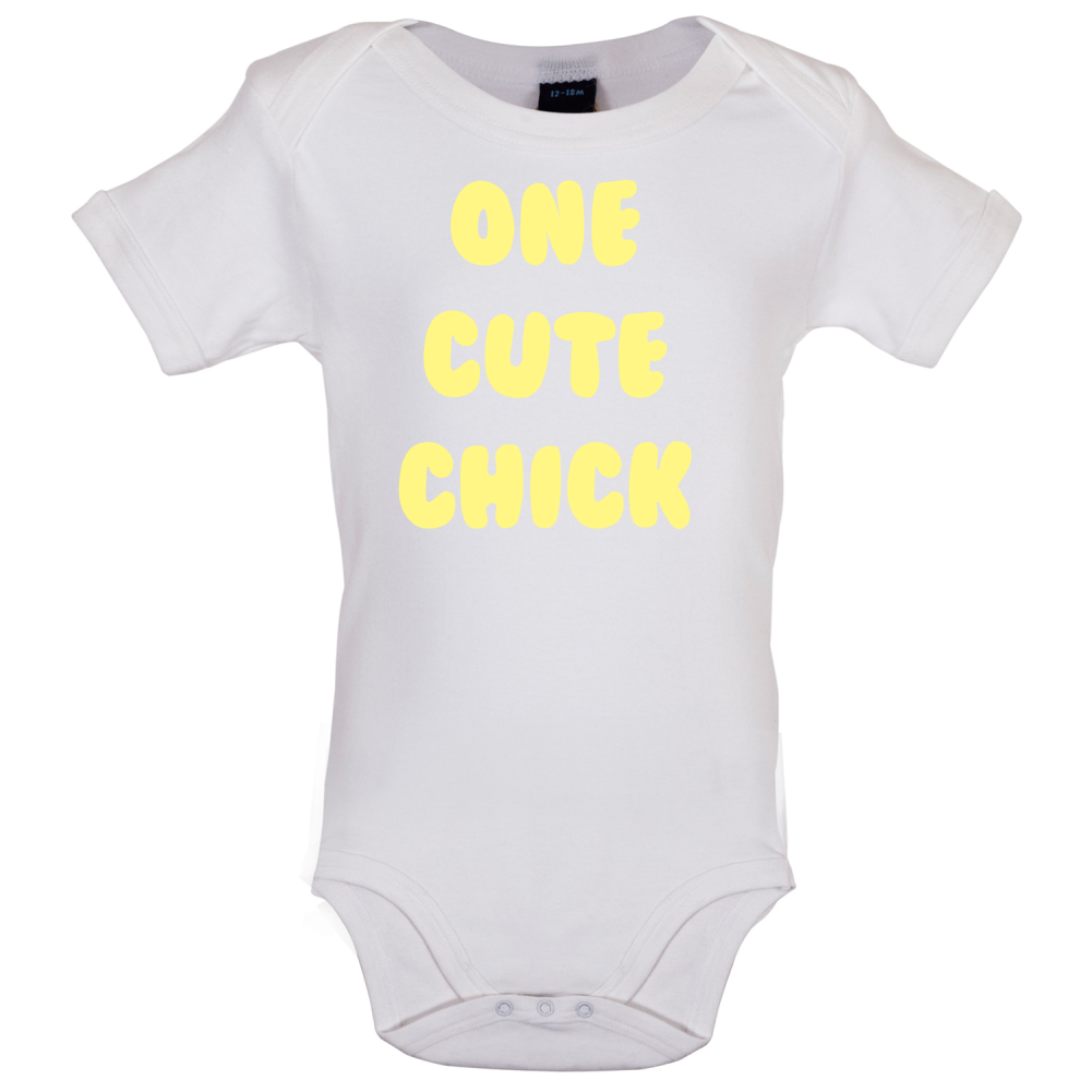 One Cute Chick Baby T Shirt