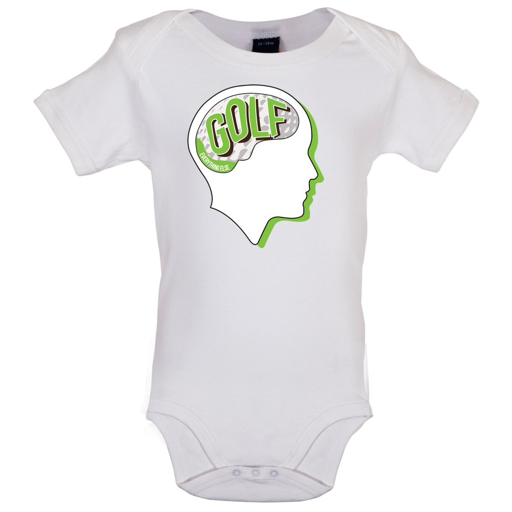 I Thiink About Golf Baby T Shirt