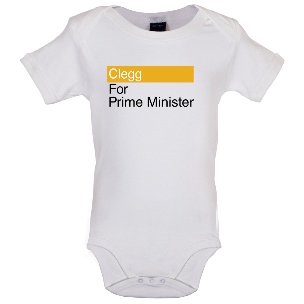 Clegg for Prime Minister Baby T Shirt