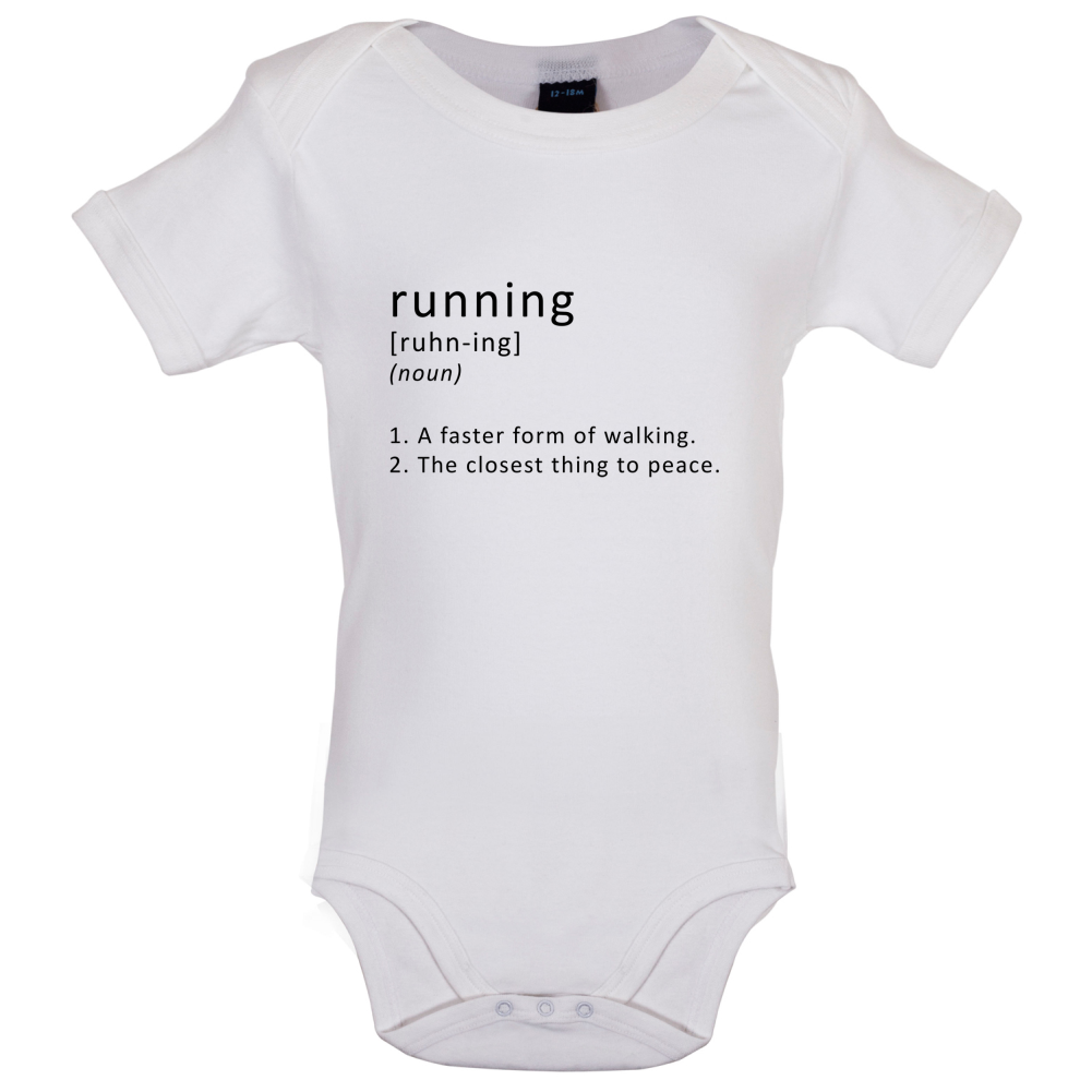 Funny Definition Running Baby T Shirt